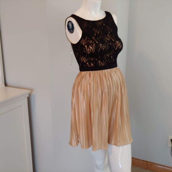 Womens S Rewind dress tank black lace pleated - Picture 2 of 8